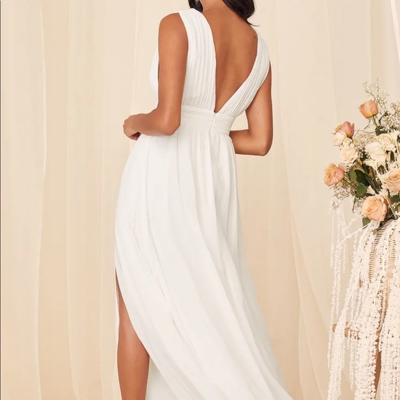 LuLus Heavenly Hues White Maxi Dress - Picture 2 of 4
